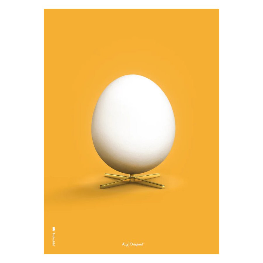 Brainchild The Egg Poster A5, Gelb