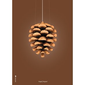 Brainchild The Pinecone Poster 50x70 cm, Braun