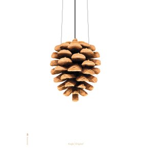 Brainchild The Pinecone Poster 30x40 cm, Weiß