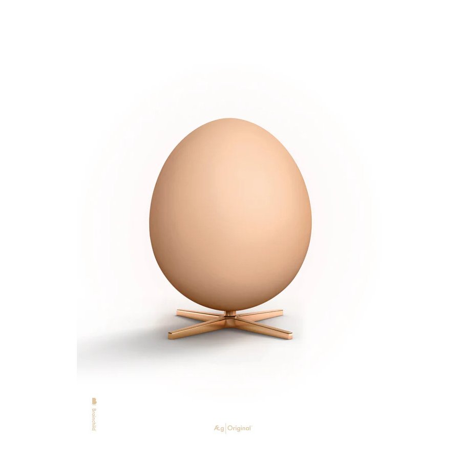 Brainchild The Egg Poster A5, Weiß