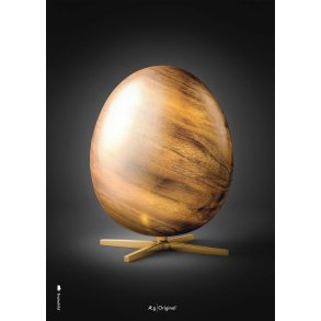 Brainchild The Egg-Figur Poster 30x40 cm, Schwarz
