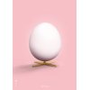 Brainchild The Egg Poster A5, Rosa