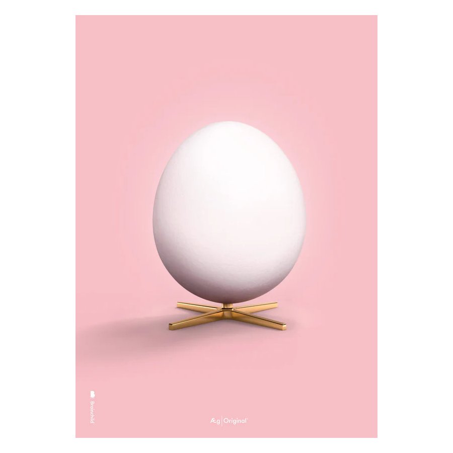 Brainchild The Egg Poster A5, Rosa