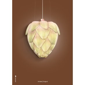 Brainchild Artichoke Poster 30x40 cm, Braun