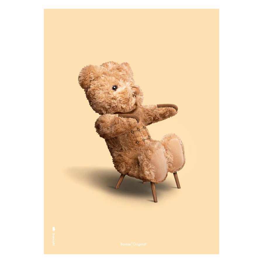 Brainchild Bamse Plakat A5, Sand