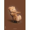 Brainchild Bamse Plakat A5, Brun