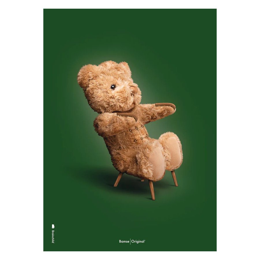 Brainchild Bamse Plakat A5, Grn