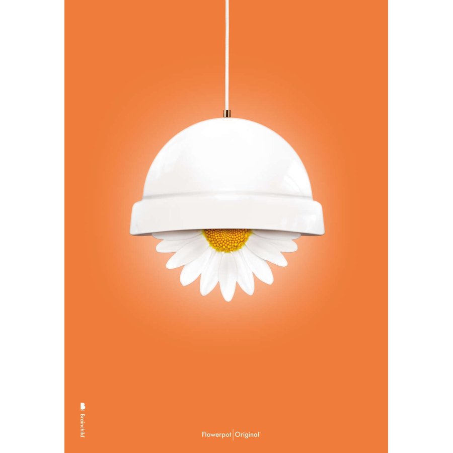 Brainchild Flowerpot Plakat 70x100 cm, Orange