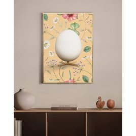 Brainchild Flora gget Plakat 50x70 cm, Gul