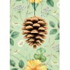 Brainchild Flora The Pinecone Poster 50x70 cm, Grn