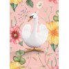 Brainchild Flora The Swan Poster 700x100 cm, Rosa