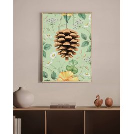 Brainchild Flora Koglen Plakat 50x70 cm, Grn