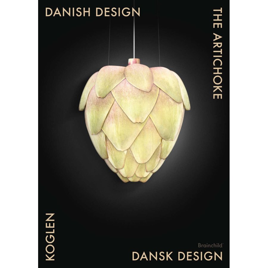 Brainchild Danish Design Artiskok Plakat 70x100 cm, Sort