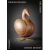 Brainchild Danish Design Svanen Figuren Plakat A5, Sort