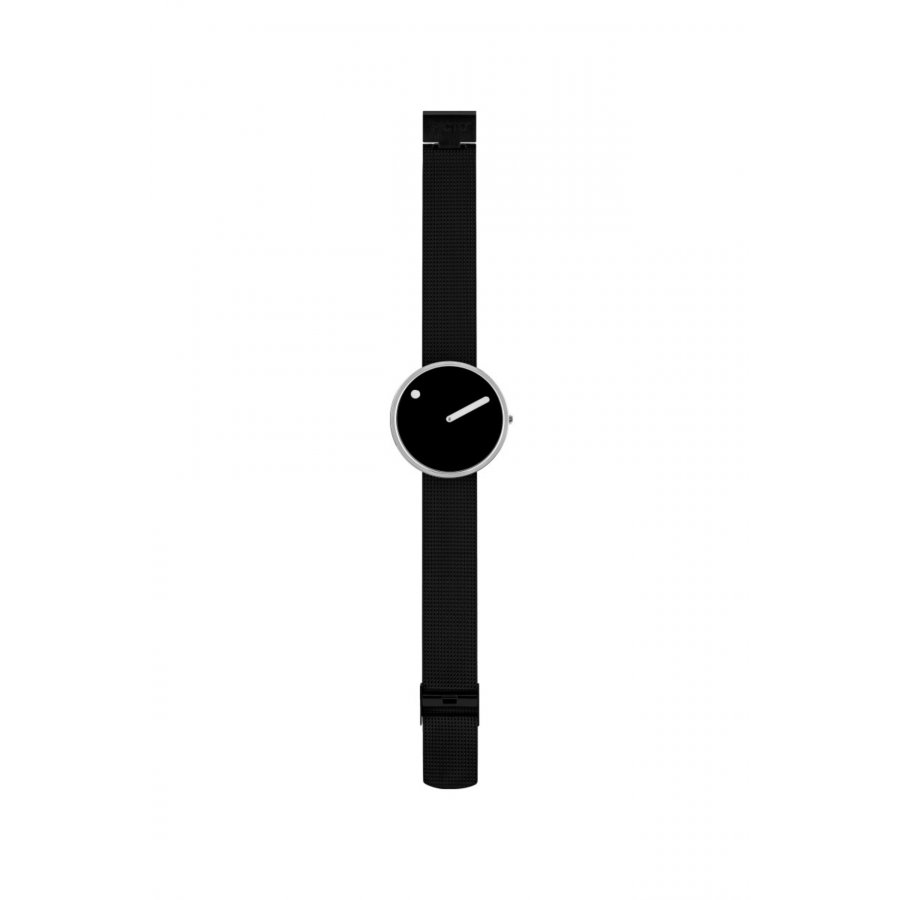 Picto Armbndsur 40mm Sort Lnke, Stl/Sort