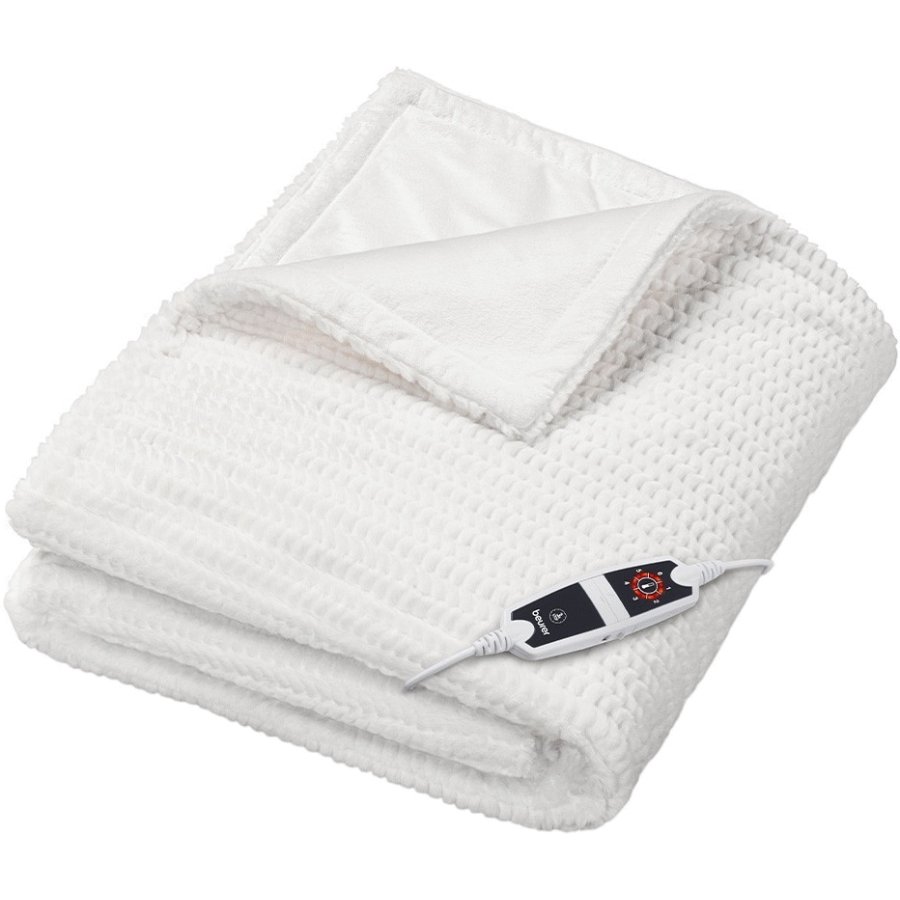 Beurer HD082HE Varmeplaid 130x180 cm, Hvid