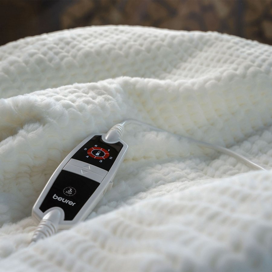 Beurer HD082HE Varmeplaid 130x180 cm, Hvid