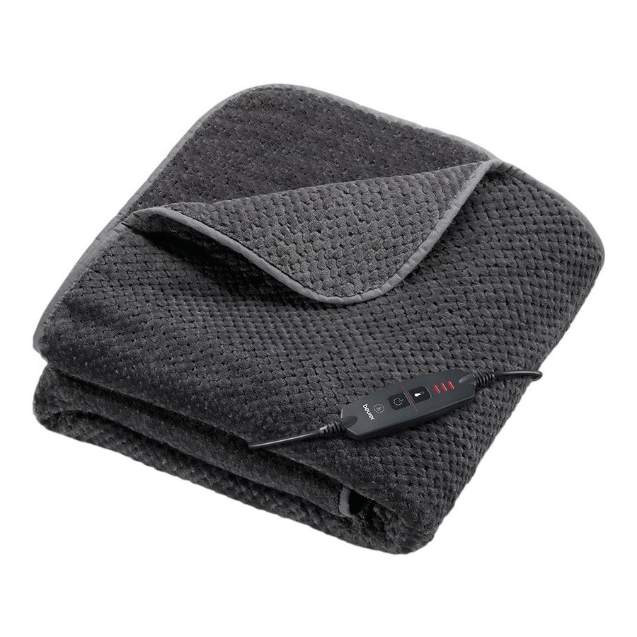Beurer HD065DG Varmeplaid 130x180 cm, Mrkegr