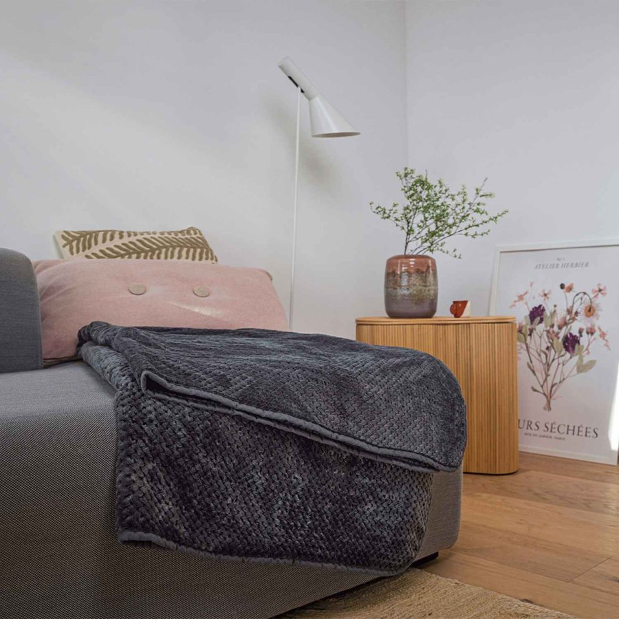 Beurer HD065DG Varmeplaid 130x180 cm, Mrkegr