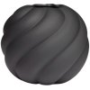 Cooee Design Twist Ball Vase H12 cm, Schwarz