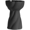 Cooee Design Twist Bulb Vase H13 cm, Schwarz