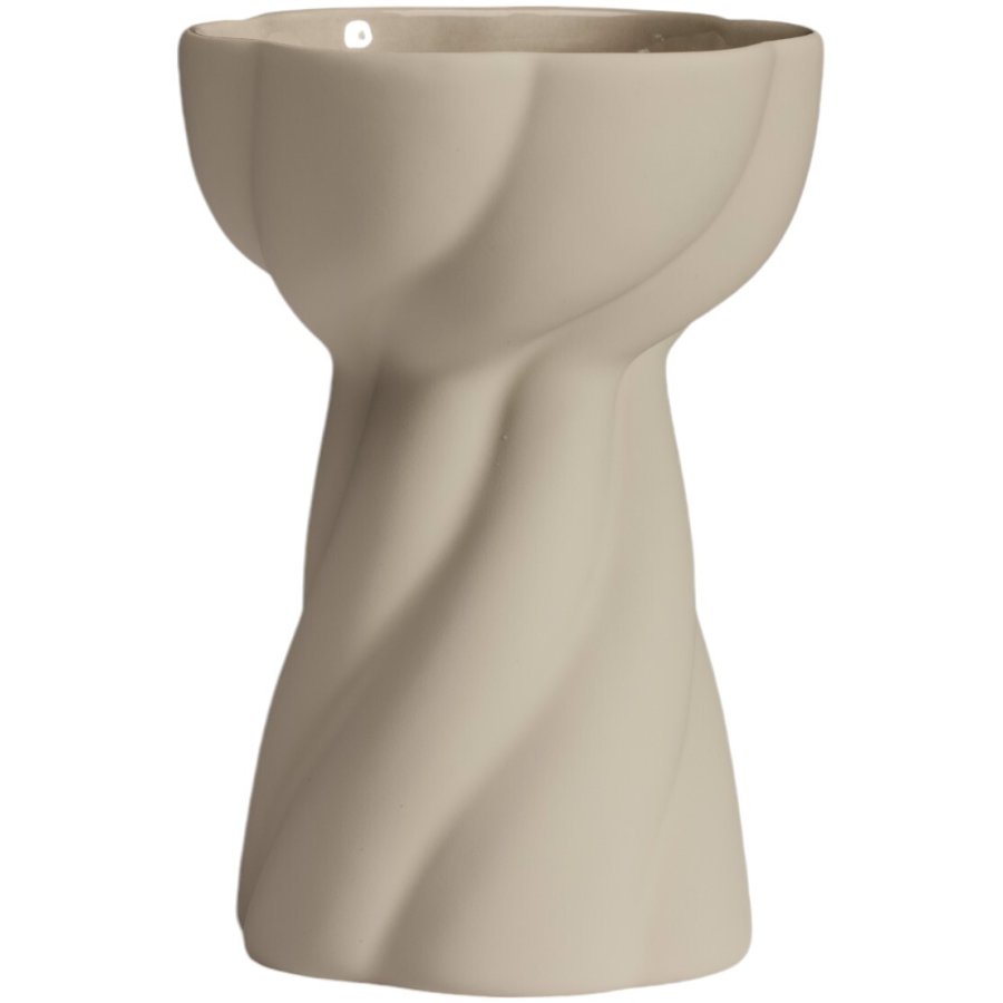 Cooee Design Twist Bulb Vase H13 cm, Sand