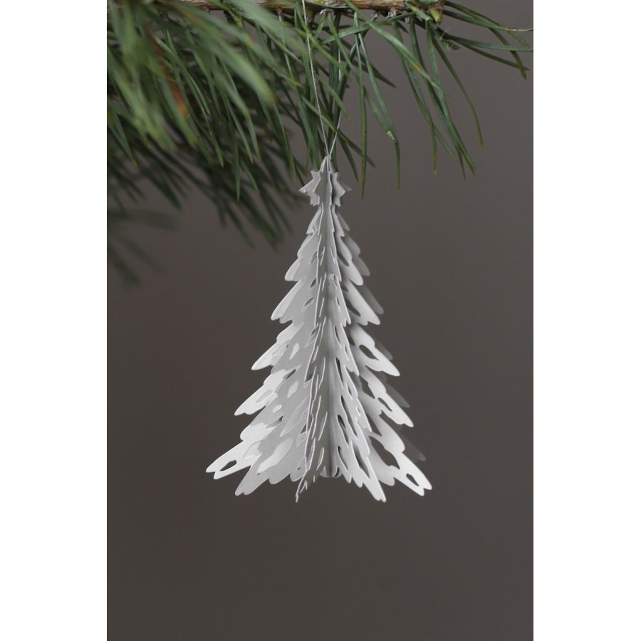 Cooee Design Weihnachtsbaum H10 cm, Wei