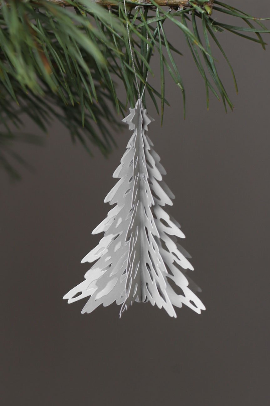 Cooee Design Weihnachtsbaum H10 cm, Wei