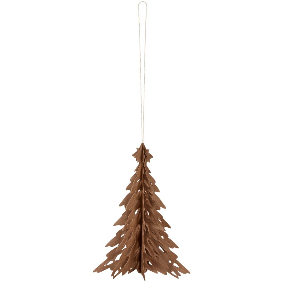 Cooee Design Weihnachtsbaum H10 cm, Kaffee