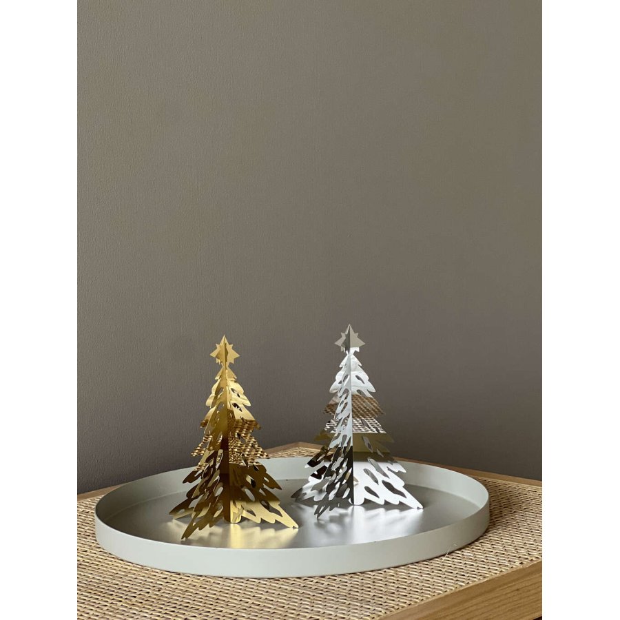 Cooee Design Weihnachtsbaum H15 cm, Messing