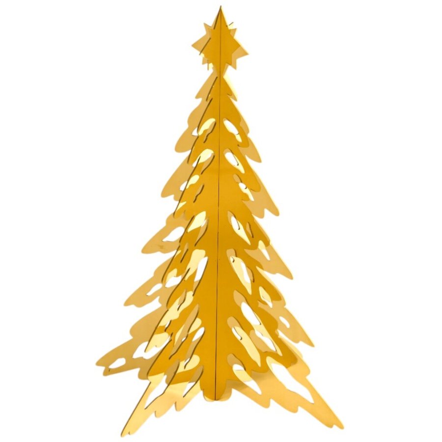 Cooee Design Weihnachtsbaum H15 cm, Messing