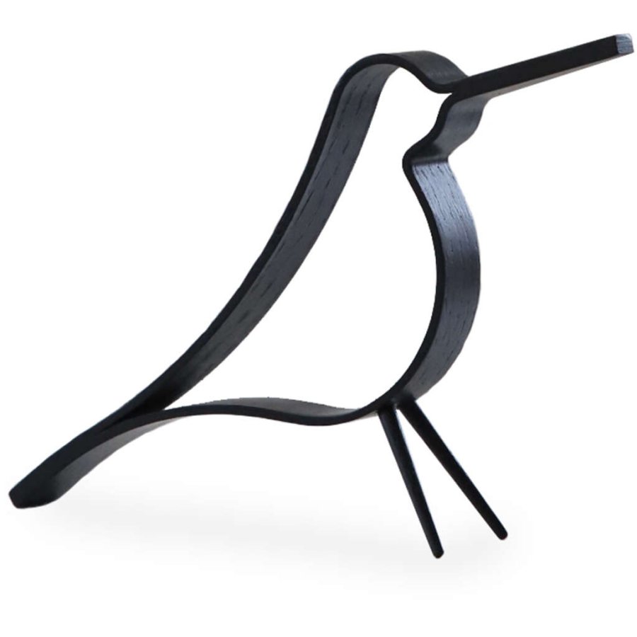 Cooee Design Woody Bird 19,5 cm, Schwarz
