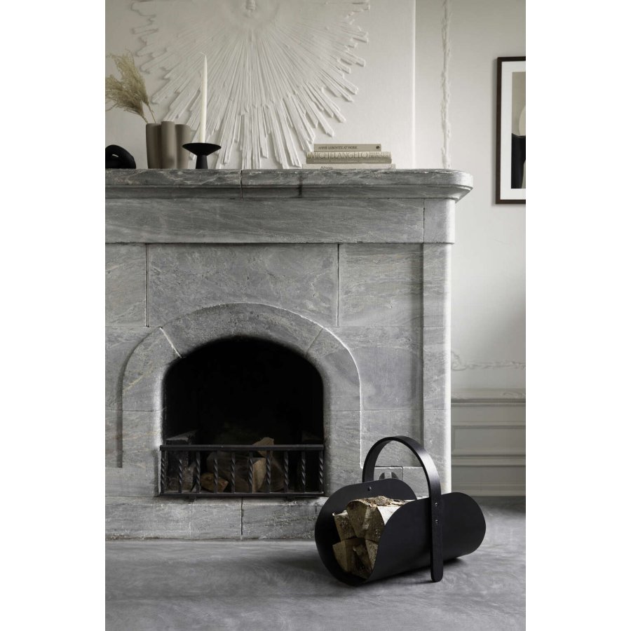 Cooee Design Woody Korb 47 cm, Schwarz