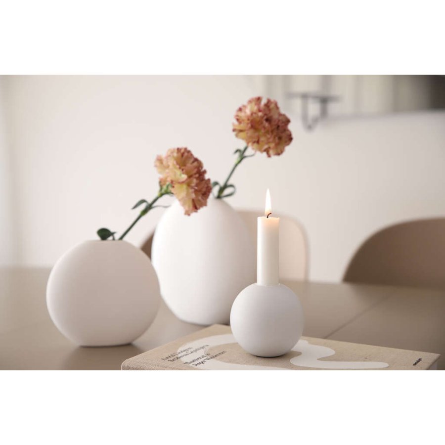 Cooee Design Pastille Vase H15 cm, Hvid