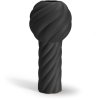 Cooee Design Twist Pillar Vase H34 cm, Schwarz