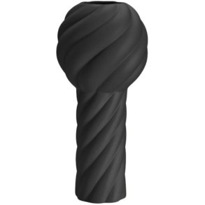 Cooee Design Twist Pillar Vase H34 cm, Sort