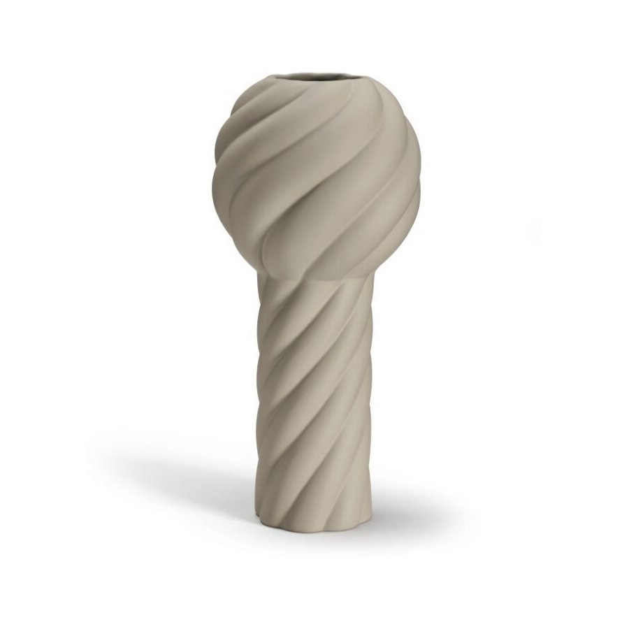 Cooee Design Twist Pillar Vase H34 cm, Sand