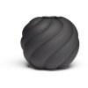 Cooee Design Twist Ball Vase H20 cm, Schwarz