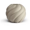 Cooee Design Twist Ball Vase H20 cm, Sand