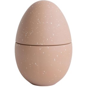 Cooee Design Bonbonniere H18 cm, Cafe Au Lait/Shell