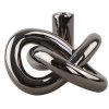 Cooee Design Lykke Lysestage H10 cm, Mrk Slv