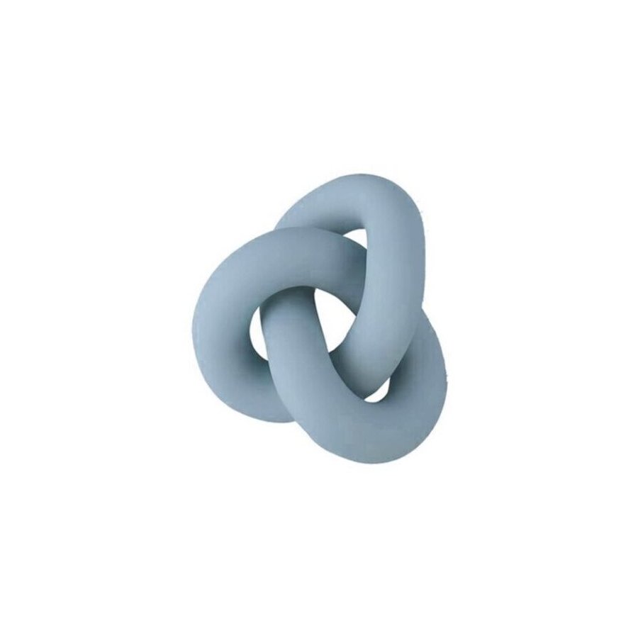 Cooee Design Knot Skulptur 11,5 cm, Pale Blue