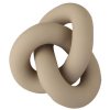 Cooee Design Knot Table Skulptur 19 cm, Sand