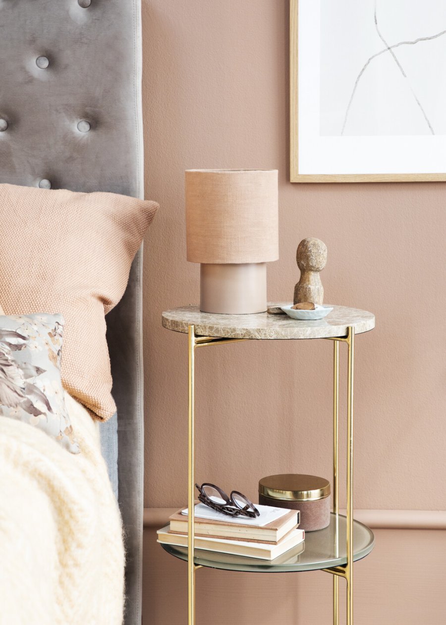 Cozy Living Fryd Sengebord H70 cm, Caramel