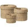 Cozy Living Hogla Korb 3er Set, Natural