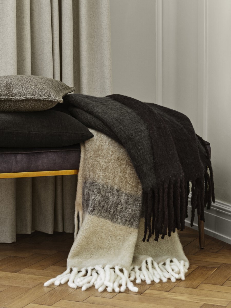 Cozy Living Mathea Plaid 170x130 cm, Taupe