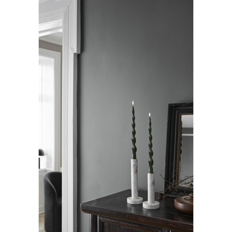 Cozy Living Dagny Lysestagest 2 stk, Snow