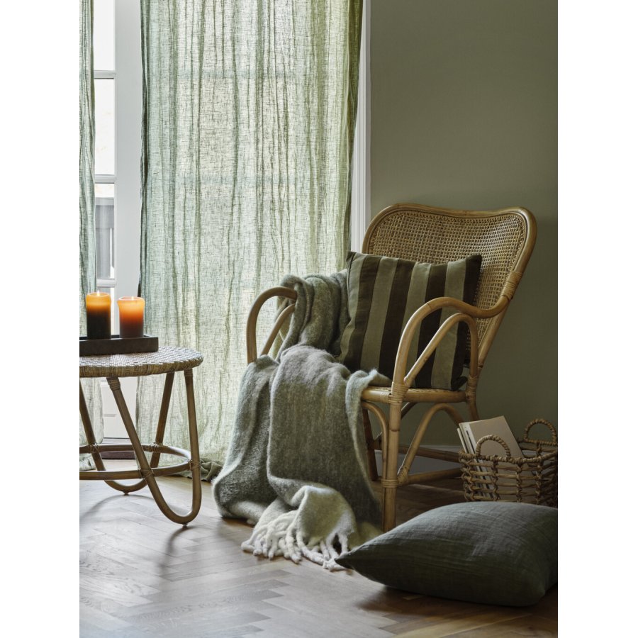 Cozy Living Mathea Decke 170x130 cm, Moss
