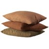 Cozy Living Pudest 3 stk. 50x50 cm, Toffee/Mustard/Caramel