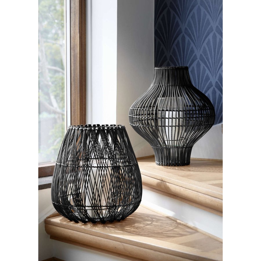Cozy Living Jasmin Lanterne H36 cm, Sort